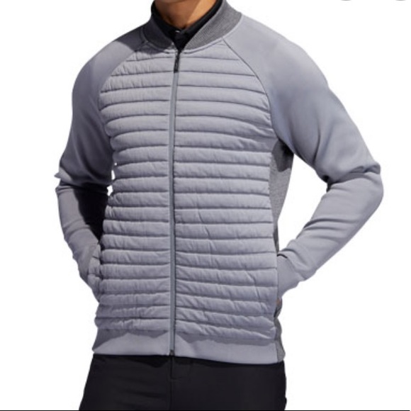 Adidas men's adipure hybrid full zip golf jacket Clearance